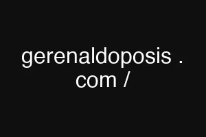 gerenaldoposis . com /